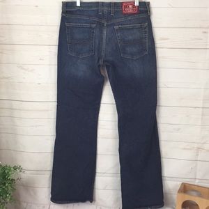 Lucky Brand Dungarees Mid Rise Flare 31 Reg Jeans